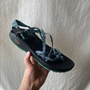 Chaco Black and Blue Women's Sandals